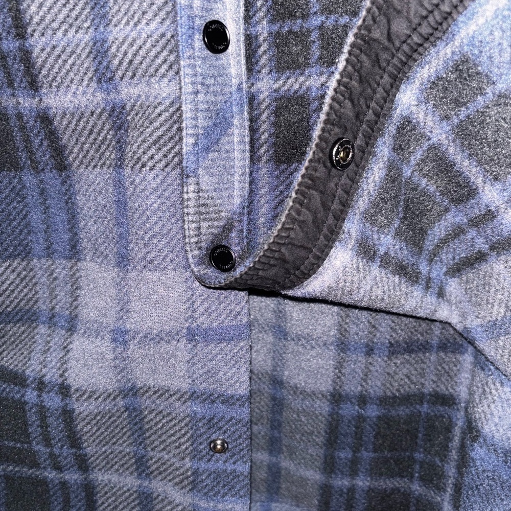 O'Neill Voyager Men’s Cotton Flannel Shirt Blue SZ L - Picture 6 of 10